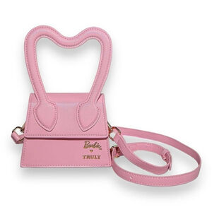 Barbie Limited Edition Pink Truly Mini Purse with Gold Accents TRULY
